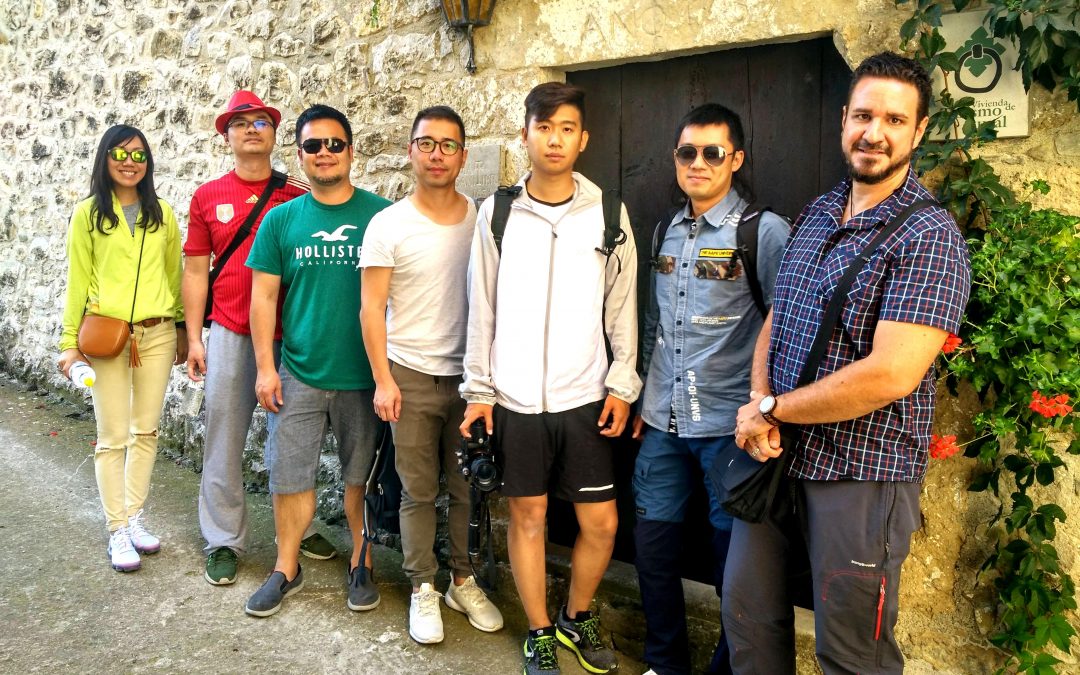 Un grupo de periodistas chinos ha visitado Abadía Samitier